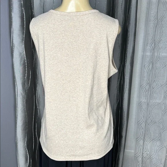 Rafaella Women's Beige Sleeveless Top Sz XL - Picture 4 of 7